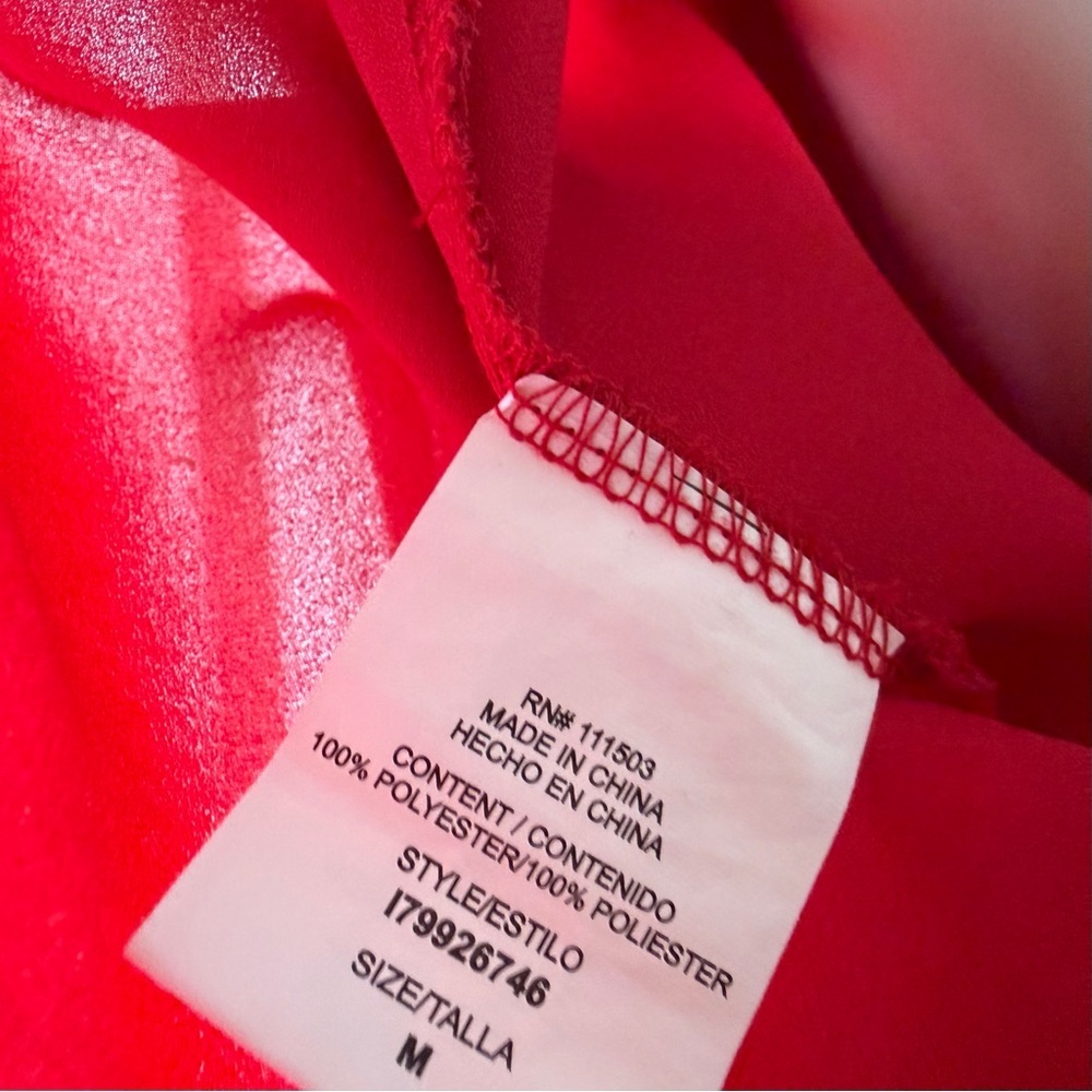Meraki Lace Long Sleeve Satin Blouse - Picture 7 of 7